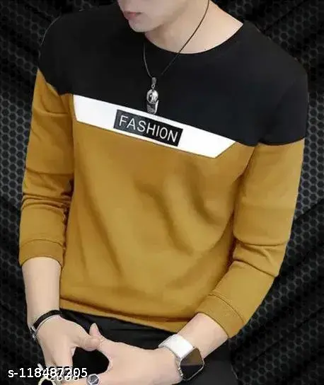 Men Round Neck casual T-Shirt